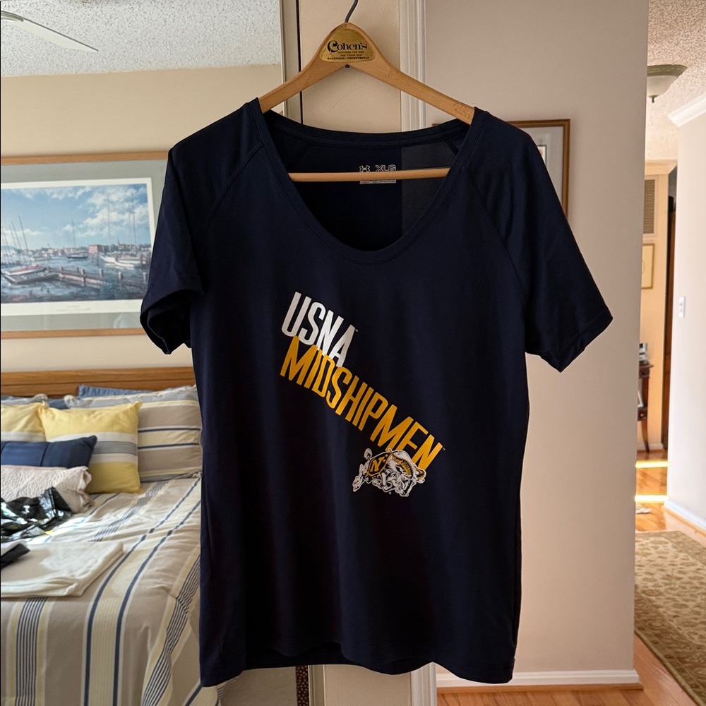 Under Armour Women's Navy Midshipmen Tee